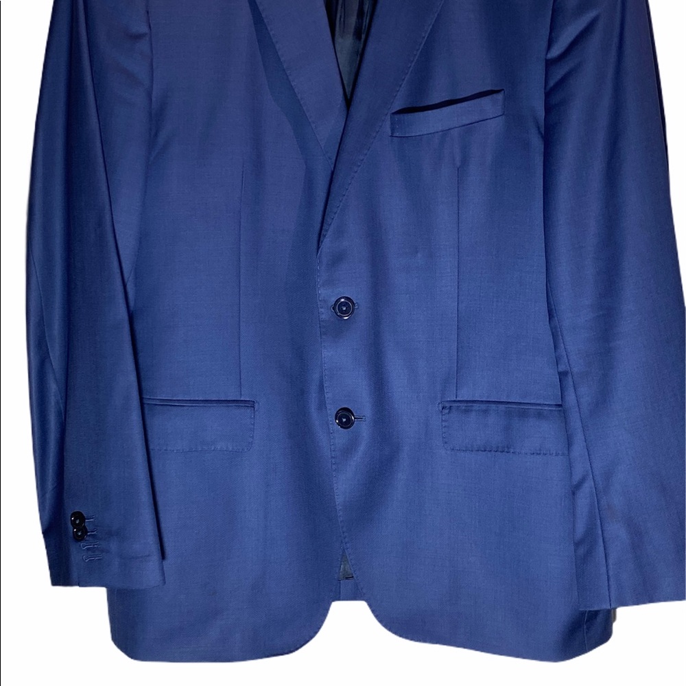 MASSIMO DUTTI**Blue Blazer Super 120 Wool**US 44 - Picture 2 of 9